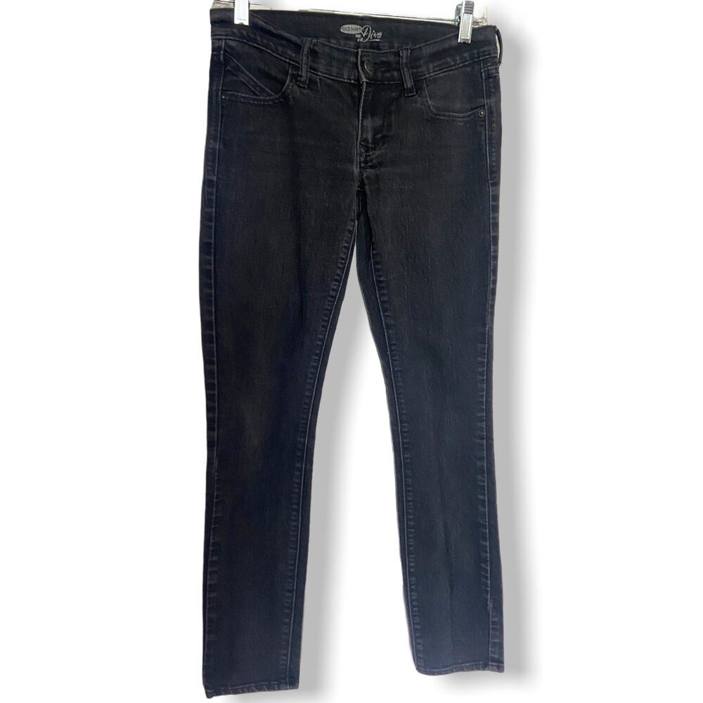 Old Navy Womens Jeans Size 2 Black The Diva Cotton Blend 5 Pocket